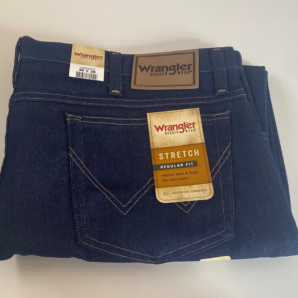 Wrangler Men's Relaxed Fit Jeans Size 40x30